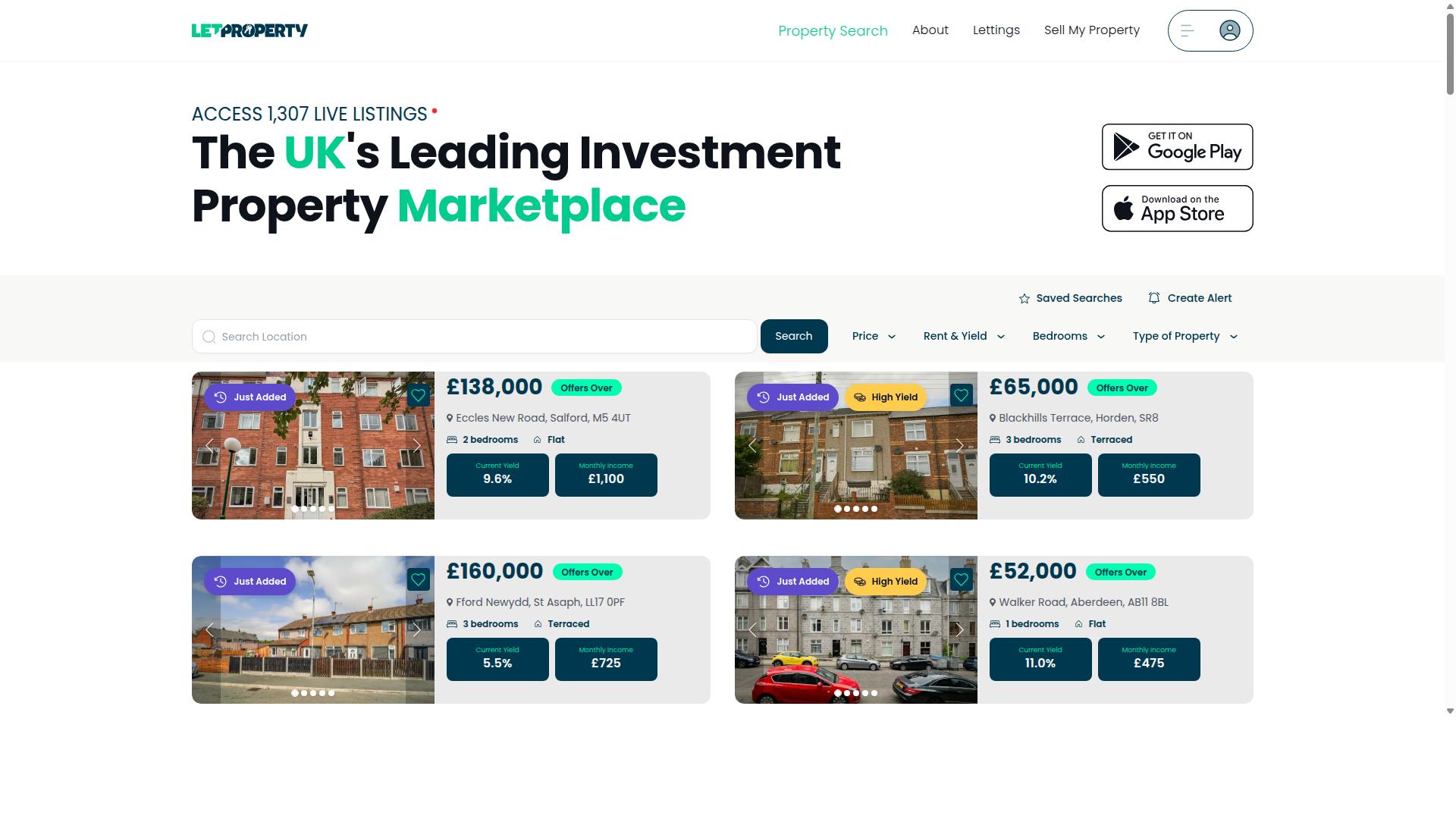 Let Property website